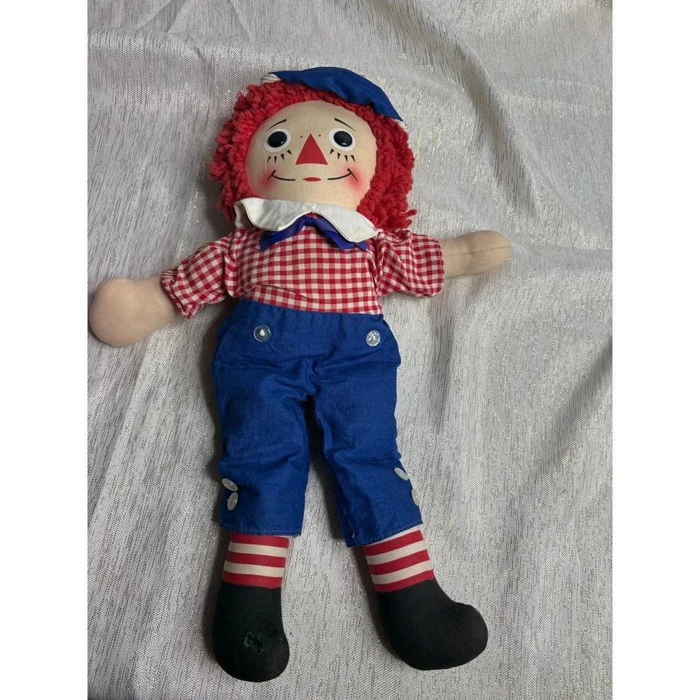 Vintage Knickerbocker raggedy Ann doll and book